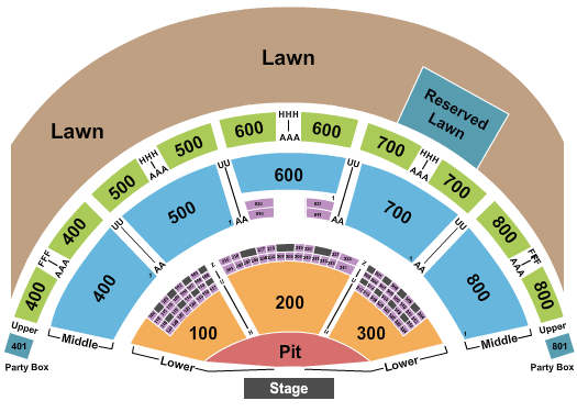 Xfinity Theatre Luke Bryan Seating Chart
